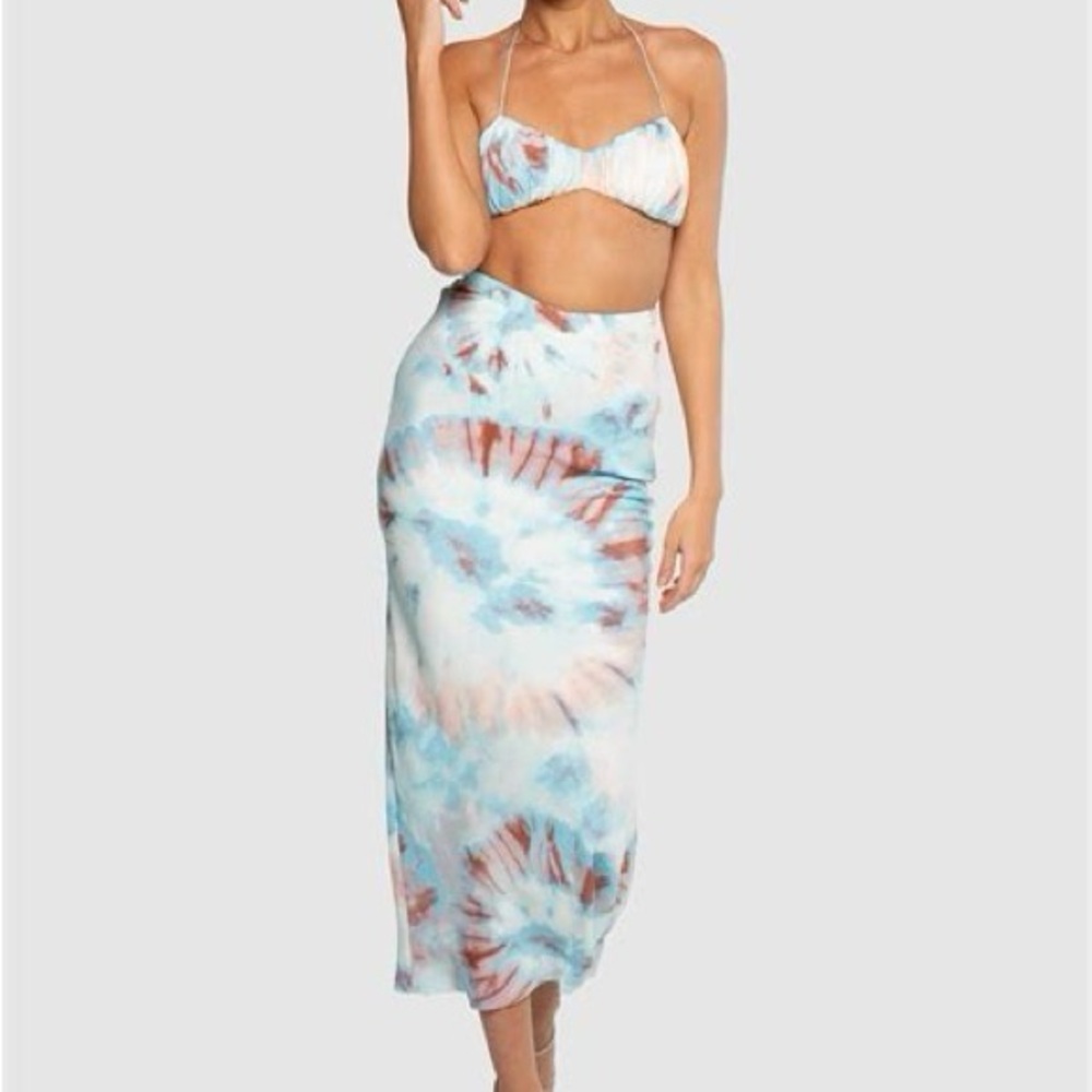 Princess Polly jagger & stone // tie dye gwenyth maxi skirt